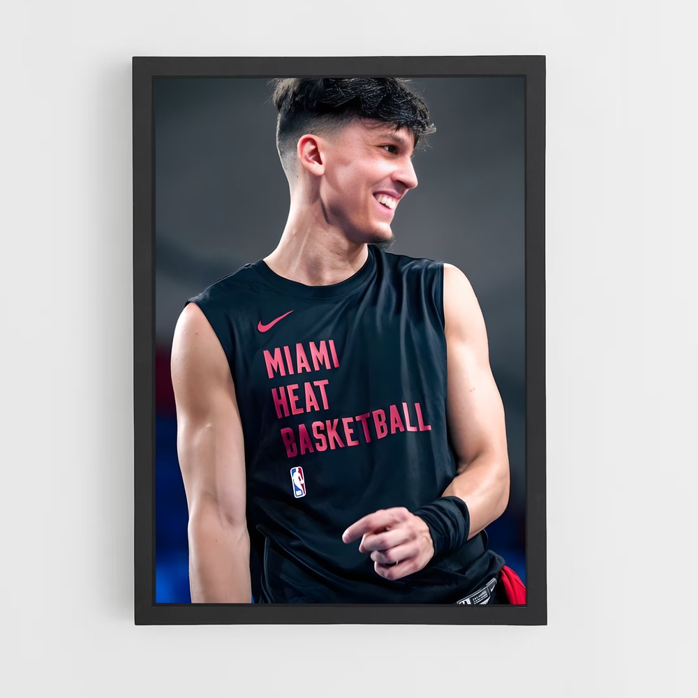 Poster Sourire de Tyler – affiche Basketball (vue 2)